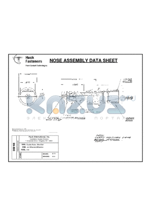 99-600 datasheet - Double Action, Blind Bolt