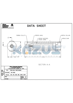 99-994 datasheet - NON-SELF-RELEASING