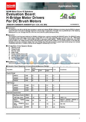 5001K-ND datasheet - H-Bridge Motor Drivers For DC Brush Motors