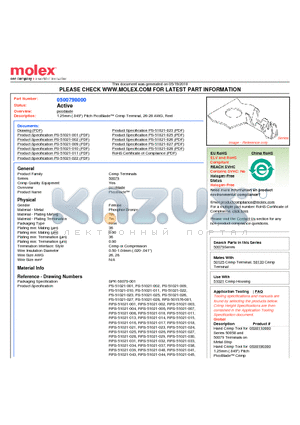 50079-8000 datasheet - 1.25mm (.049