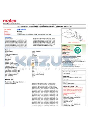 50079-8100 datasheet - 1.25mm (.049