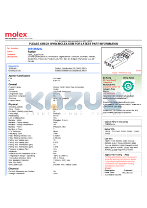 0014562202 datasheet - 2.54mm (.100