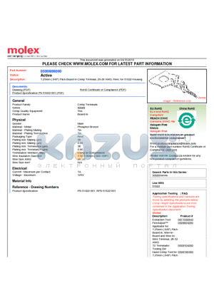 50080-8000 datasheet - 1.25mm (.049