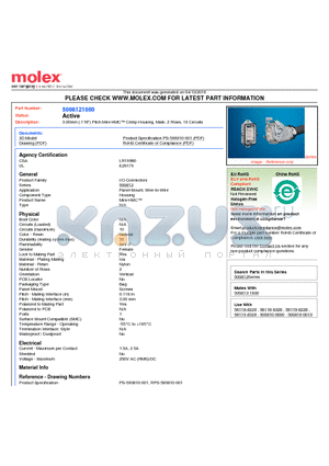 5008121000 datasheet - 3.00mm (.118