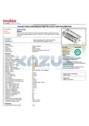 5009130402 datasheet - 0.40mm (.016