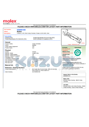 5009891000 datasheet - 3.30mm (.130