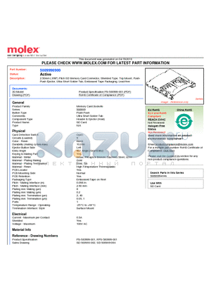 5009990900 datasheet - 2.50mm (.098