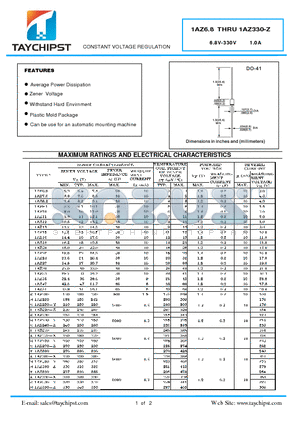 1AZ330-X datasheet - CONSTANT VOLTAGE REGULATION