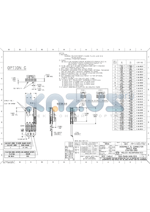0014568062 datasheet - ASSEMBLY, SL CONNECTOR SINGLE ROW 2.54/.100 GRD