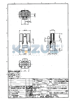 0015-31-1032 datasheet - MOLEX-JAPAN CO.LTD