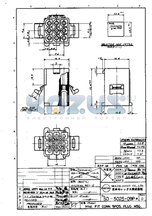 0015-31-1091 datasheet - MOLEX-JAPAN CO. LTD