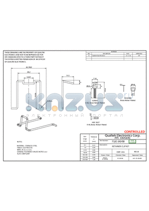 732C-00-00 datasheet - RETAINER CLIP KIT