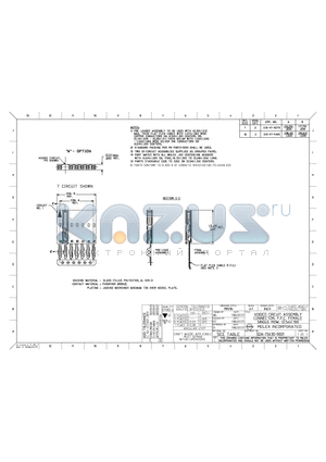 0015-47-9079 datasheet - VOIDED CIRCUIT ASSEMBLY CONNECTOR, F.F.C. FEMALE SINGLE ROW