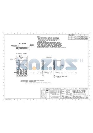 0015-47-9169 datasheet - VOIDED CIRCUIT ASSEMBLY CONNECTOR, F.F.C. FEMALE SINGLE ROW