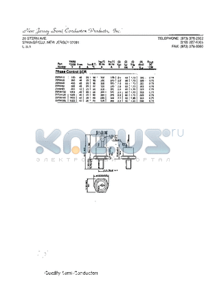 25RIA140 datasheet - Phase Control SCR