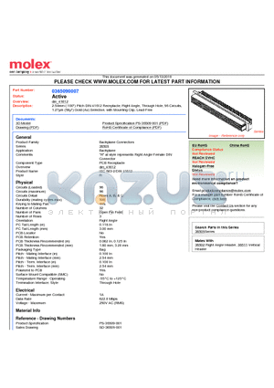 36509-0007 datasheet - 2.54mm (.100