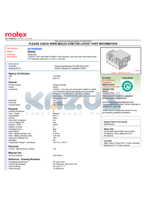 0015060085 datasheet - 4.20mm (.165