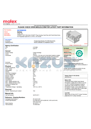 0015060245 datasheet - 4.20mm (.165