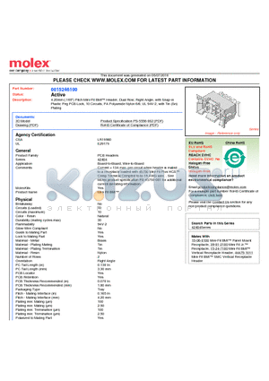 0015246100 datasheet - 4.20mm (.165