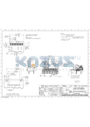 0015254081 datasheet - FLAT FLEX CABLE CONNECTOR ASSEMBLY