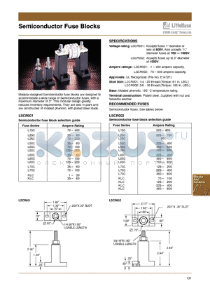 1LS110 datasheet - Semiconductor Fuse Blocks