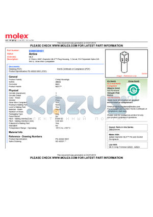 36643-001 datasheet - 2.13mm (.084