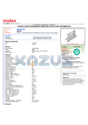 26-48-1081 datasheet - 3.96mm (.156