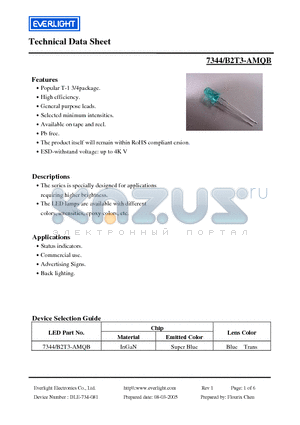 7344-B2T3-AMQB datasheet - Specially designed for applications