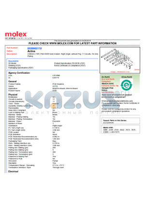 26-60-3110 datasheet - 3.96mm (.156