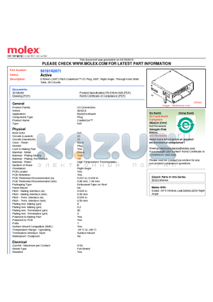 5010142071 datasheet - 0.50mm (.020