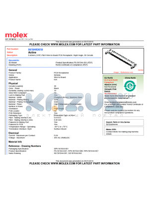 5010443010 datasheet - 0.40mm (.016