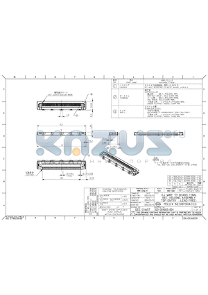 501083-3009 datasheet - 0.4 WIRE TO BOARD CONN. REC. HOUSING ASSEMBLY SIDE ENTRY -LEAD FREE-