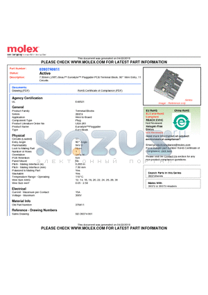 370811 datasheet - 7.50mm (.295