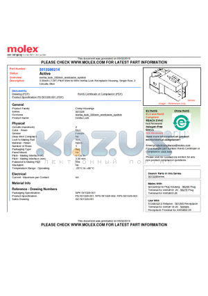 5013280214 datasheet - 3.30mm (.130