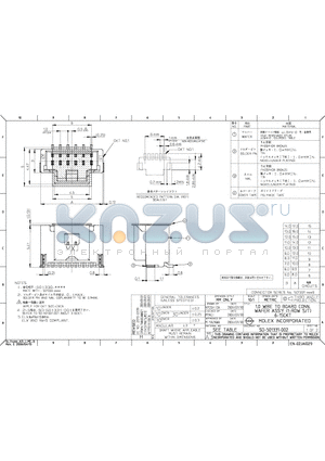 501331-1507 datasheet - 1.0 WIRE TO BOARD CONN. WAFER ASSY (1-ROW S/T) 6-15CKT