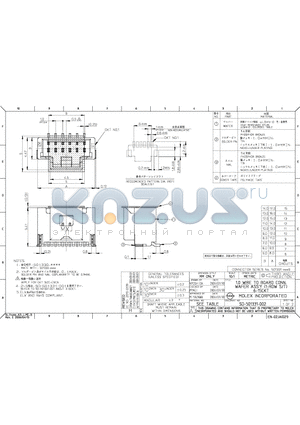 501331-1567 datasheet - 1.0 WIRE TO BOARD CONN. WAFER ASSY (1-ROW S/T) 6-15CKT