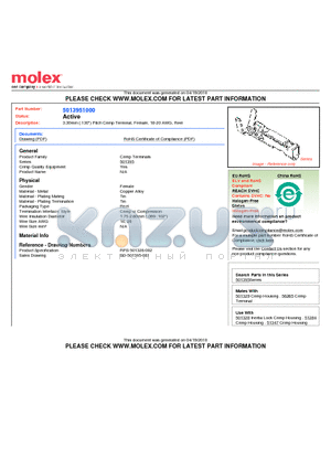 501395-1000 datasheet - 3.30mm (.130