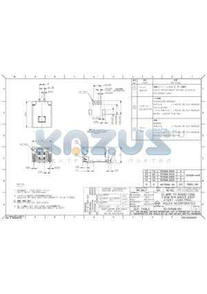 501568-0409 datasheet - 1.0 WIRE TO BOARD CONN. 1-ROW R/A WAFER ASSY 2-5CKT -LEAD FREE-