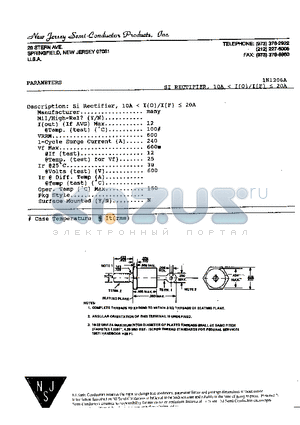 1N1206A datasheet - Si Rectifier