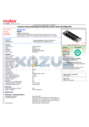 5015917011 datasheet - 0.40mm (.016