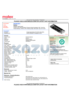 5015912611 datasheet - 0.40mm (.016