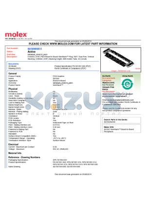 501594-4411 datasheet - 0.40mm (.016