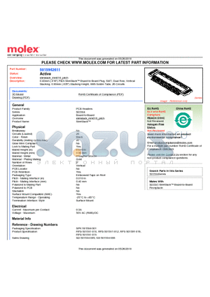 501594-2611 datasheet - 0.40mm (.016