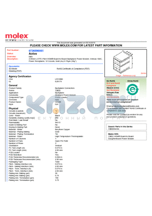 73659-0001 datasheet - 2.00mm (.079