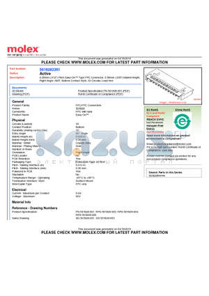 501628-3391 datasheet - 0.30mm (.012