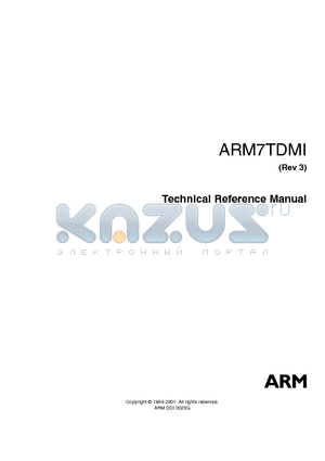 ARM7TDMI_G datasheet - Technical Reference Manual