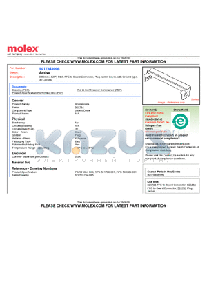 5017843008 datasheet - 0.50mm (.020