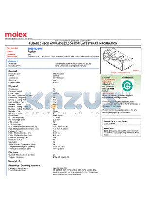 5018763840 datasheet - 2.00mm (.079