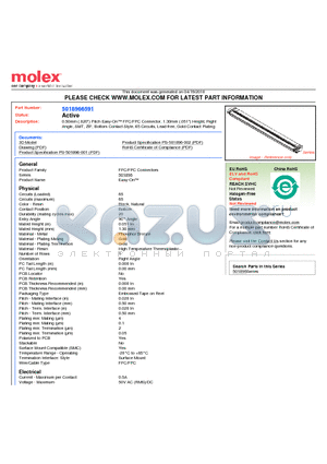 501896-6591 datasheet - 0.50mm (.020