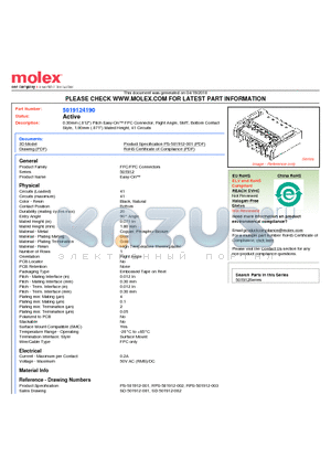 501912-4190 datasheet - 0.30mm (.012